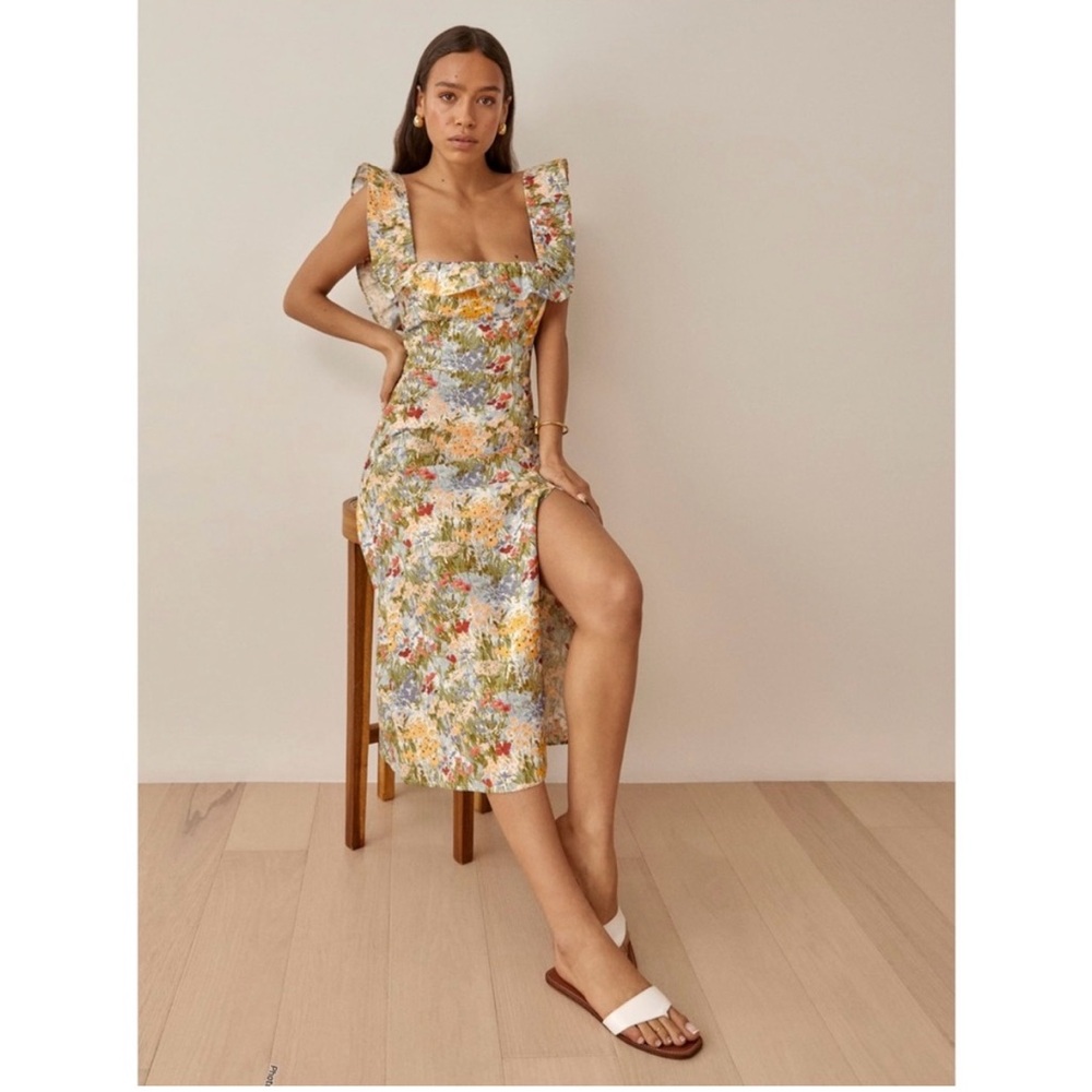Reformation Floral Midi Dress